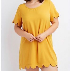 COPY - Black Scallop bottom dress